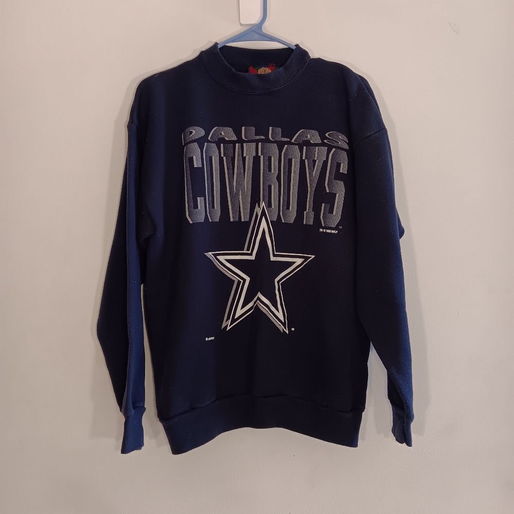 VTG Jostens 1992 Nfl Dallas Cowboys Crewneck Sweatshirt Size Lrg